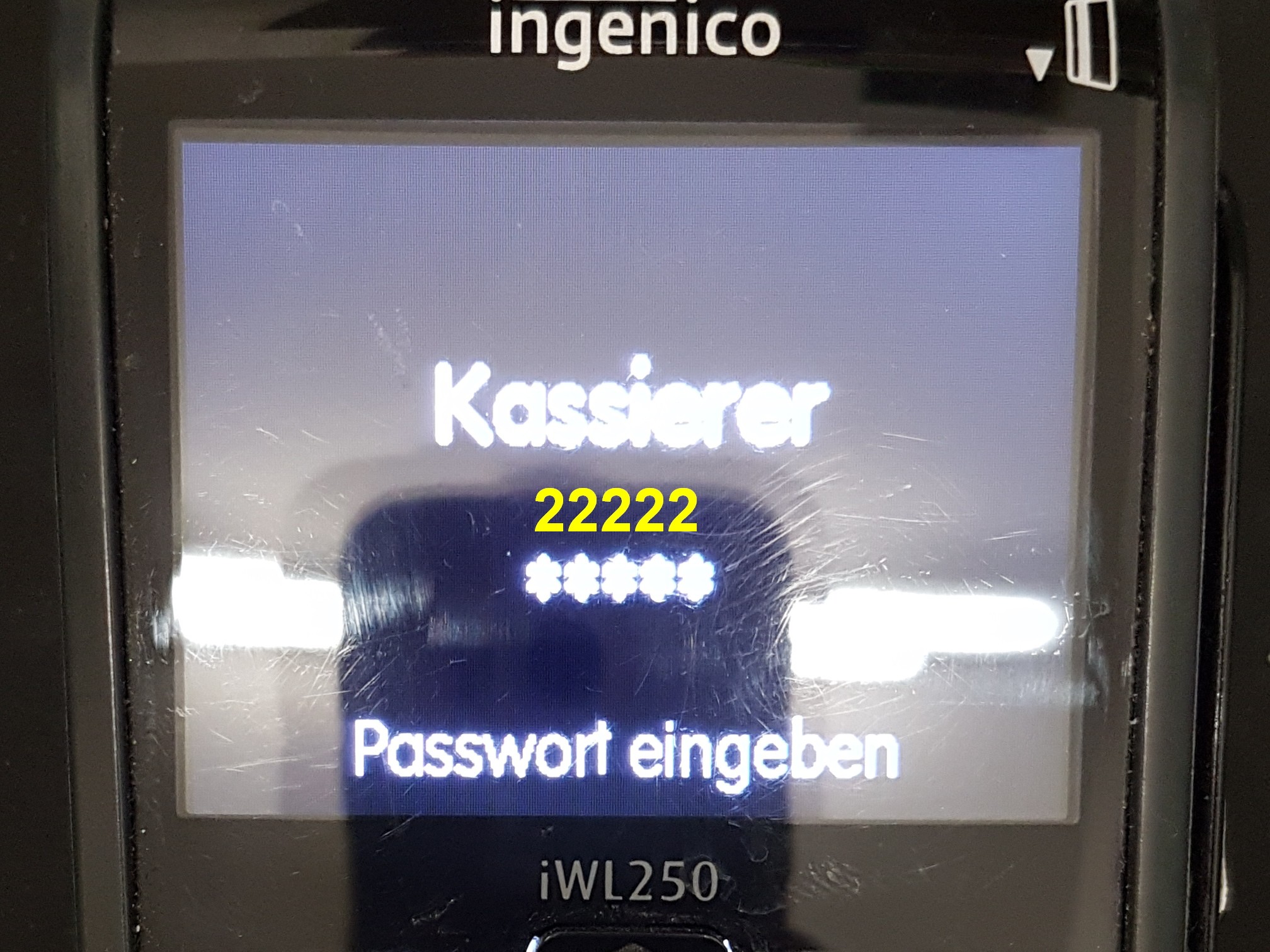 EC-Storno: Als Kassierer einwählen